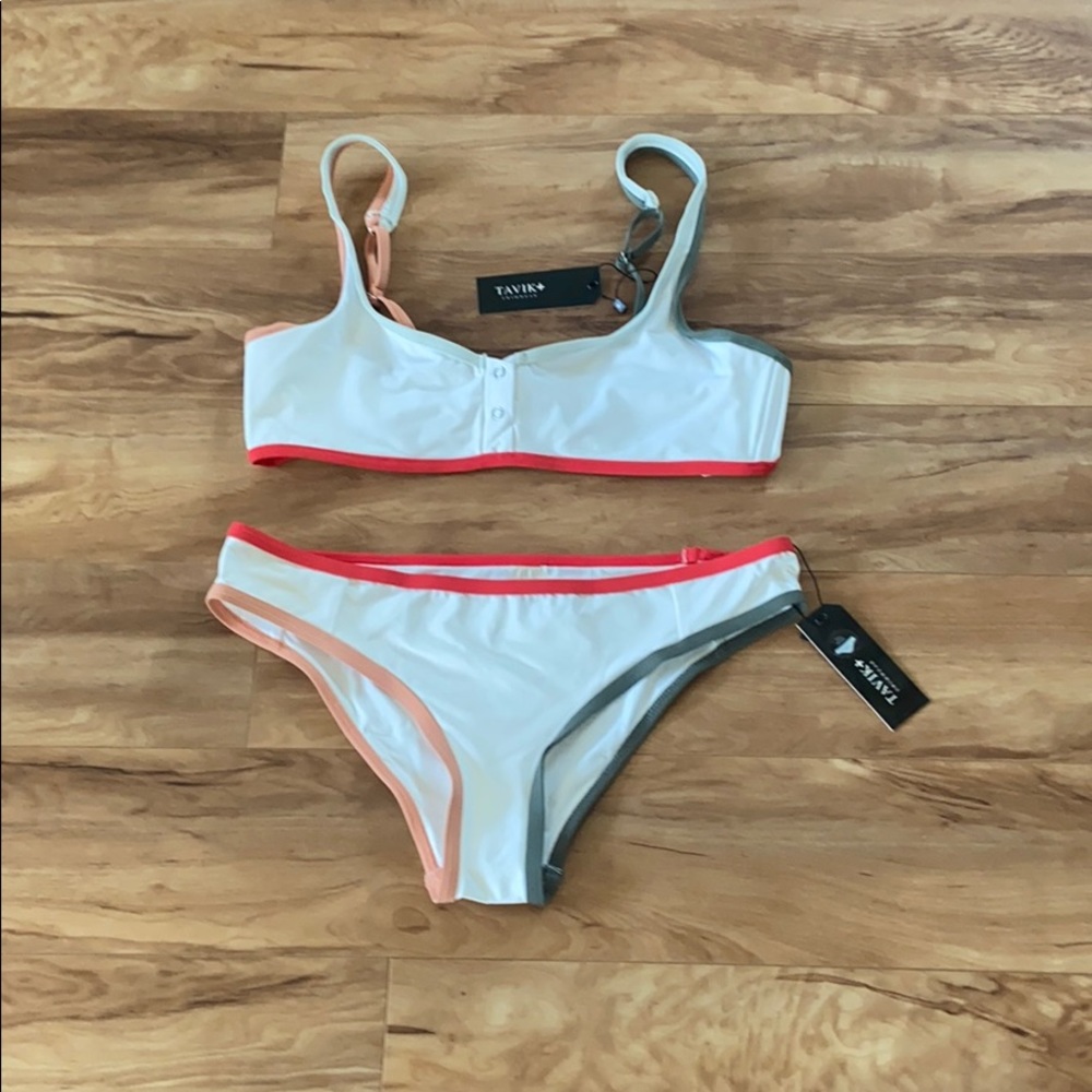 Tavik Colorblock Marlowe Henley Bikini Set - Picture 3 of 16